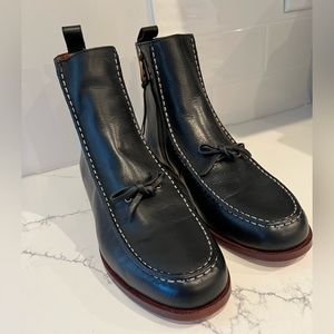 Ralph Lauren Italian leather boots, NEW, size 9.5, with dust bag